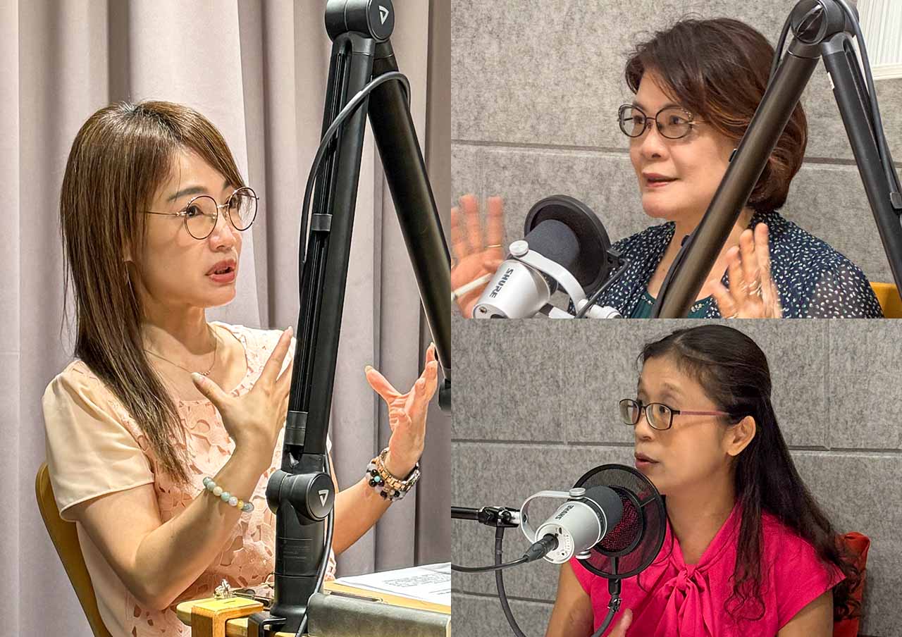 主持人彤雯說:家庭力量不足的時候,社會安全網就是那個後盾